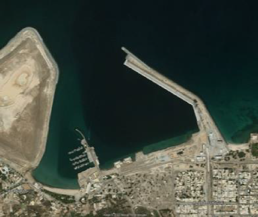 Marine Harbour Aerial View